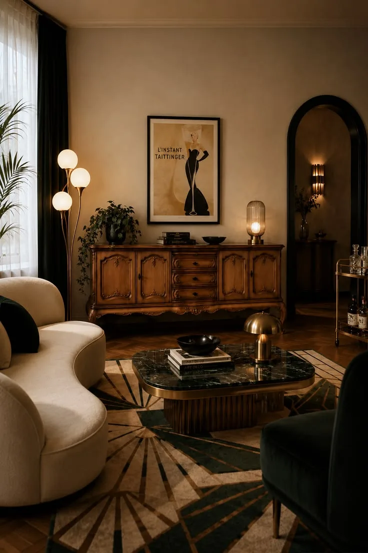 Ein Chippendale-Sideboard als eklektischer Blickfang